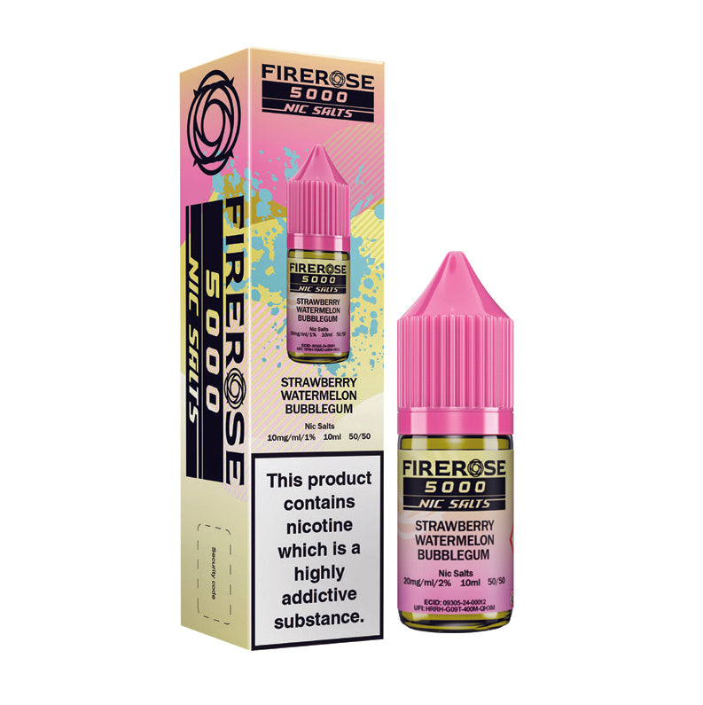 Elux Firerose 5000 Strawberry Watermelon Bubblegum 10ml Nic Salt