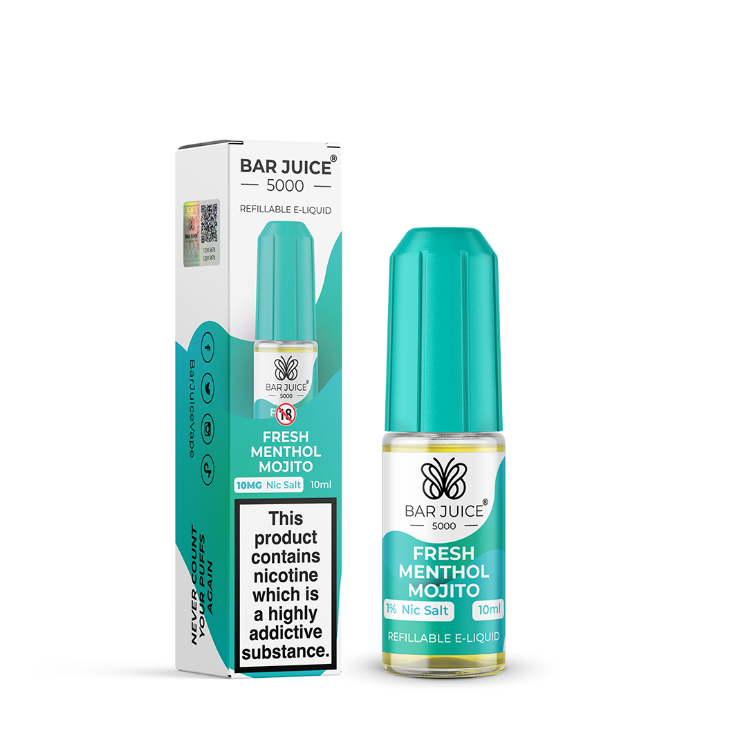 Bar Juice 5000 Fresh Menthol Mojito 10ml Nic Salt 10mg