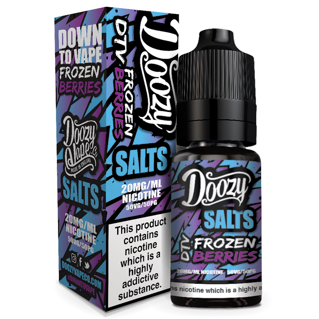 Doozy Vape 50/50: Frozen Berries 10ml Nic Salt E-Liquid