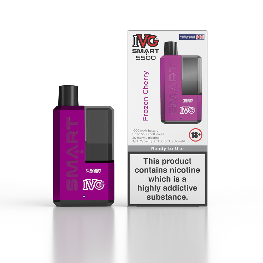 IVG Smart 5500 Disposable Vape Device - Frozen Cherry