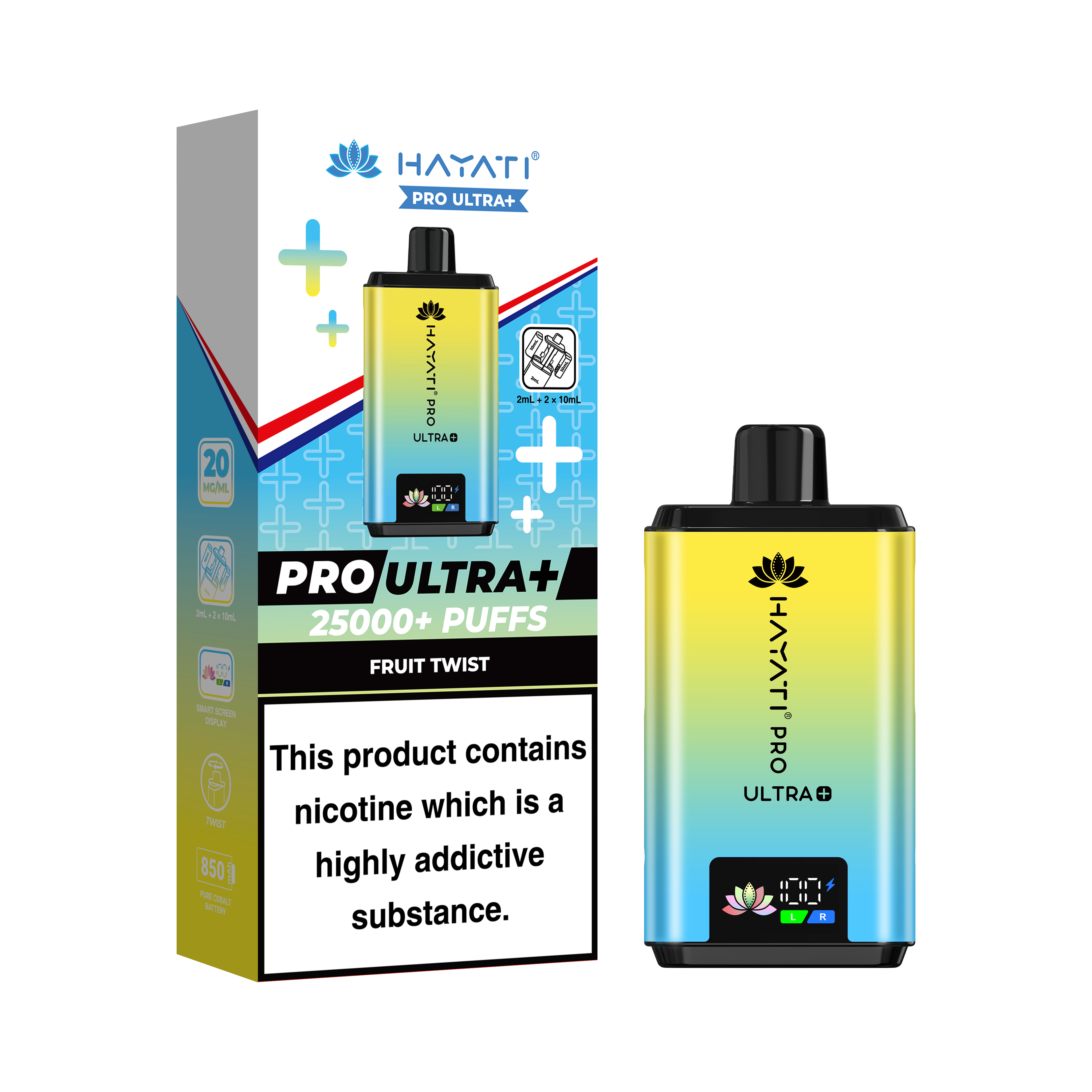 Hayati Pro Ultra + 25K Prefilled Pod Kit