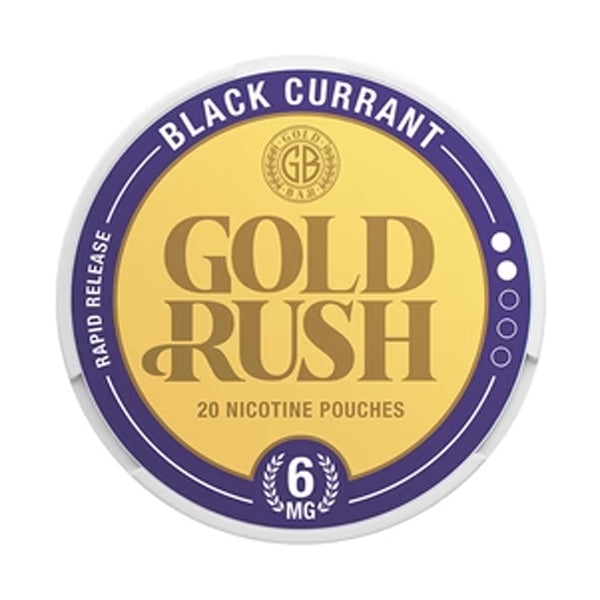 Gold Rush Black Currant Nicotine Pouches - 6mg