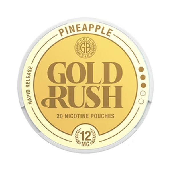 Gold Rush Pineapple Nicotine Pouches - 12mg