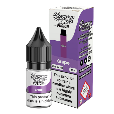 Ramsey Bar Fusion 10ml Nic Salt 10mg