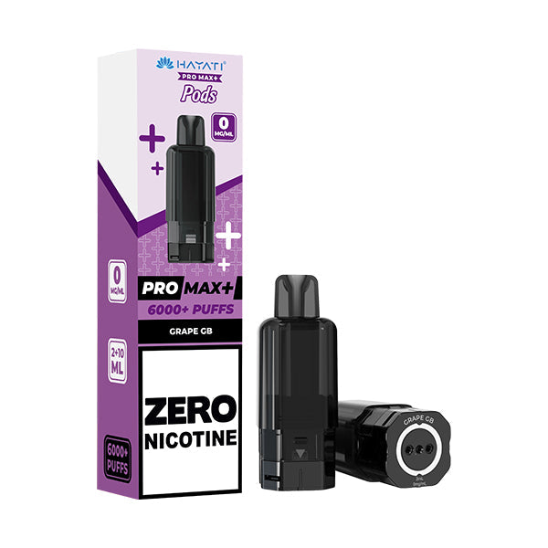 Hayati Pro Max 6000 + Prefilled Pod ZERO NICOTINE - Grape GB