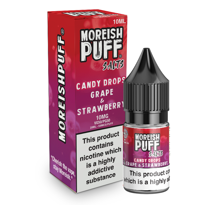 Moreish Puff Candy Drops 10ml Nic Salt 10mg