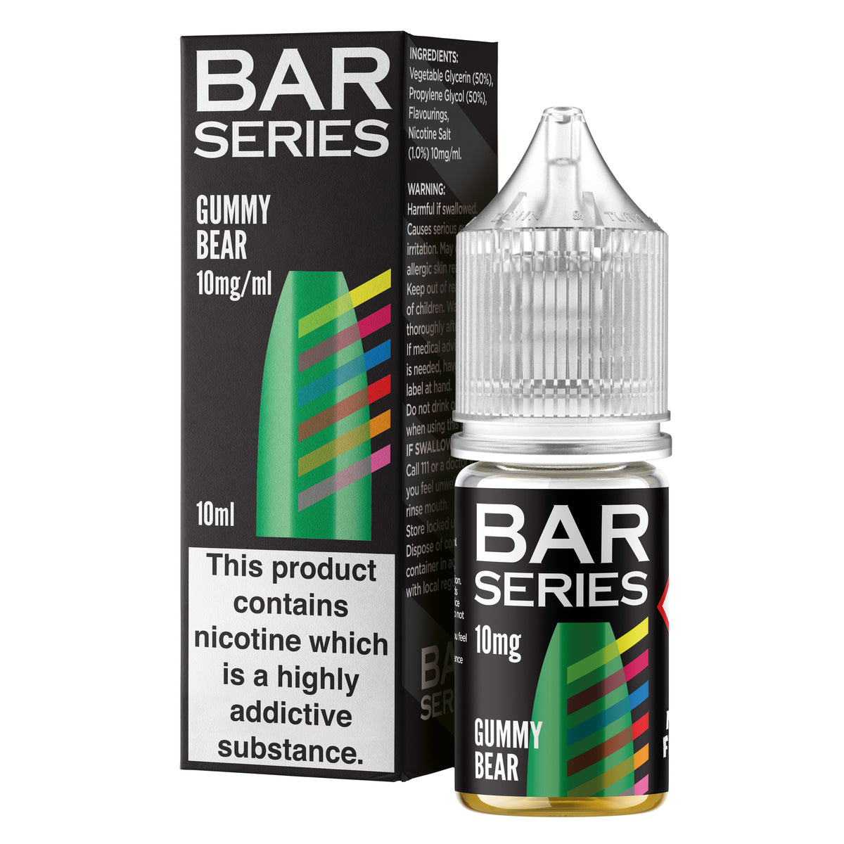 Bar Series Gummy Bear 10ml Nic Salt - 10mg