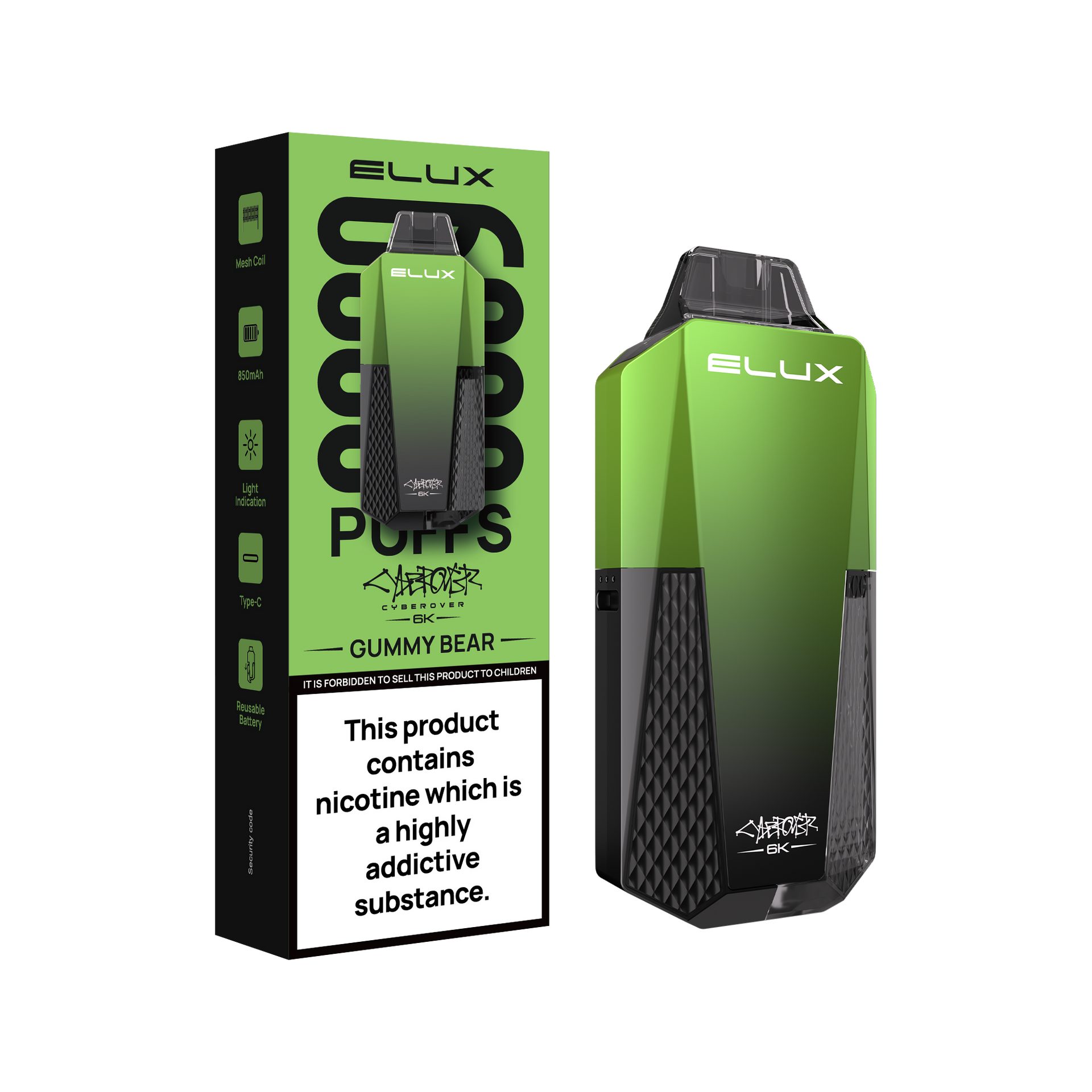 i bear vape erfahrungen AIM FATBEAR 80000 3-in-1 Vape with DTL Mesh Coil main image 0