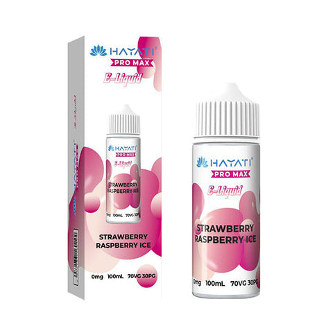 Hayati Pro Max Strawberry Raspberry Ice 100ml Shortfill