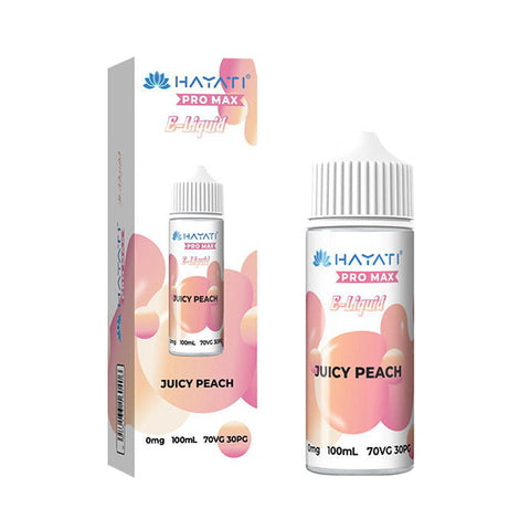 Hayati Pro Max Juicy Peach 100ml Shortfill