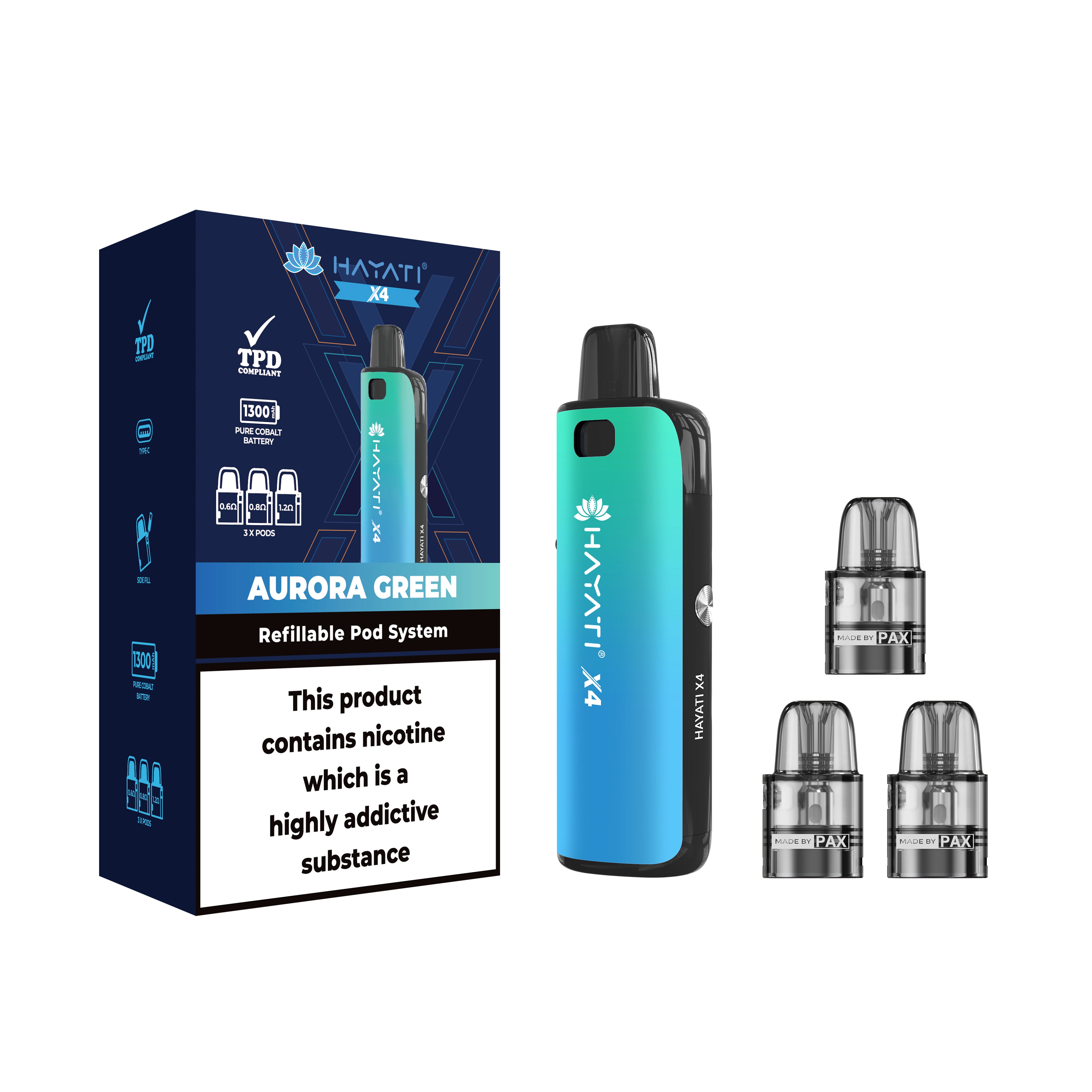 Hayati X4 Refillable Pod Vape Kit