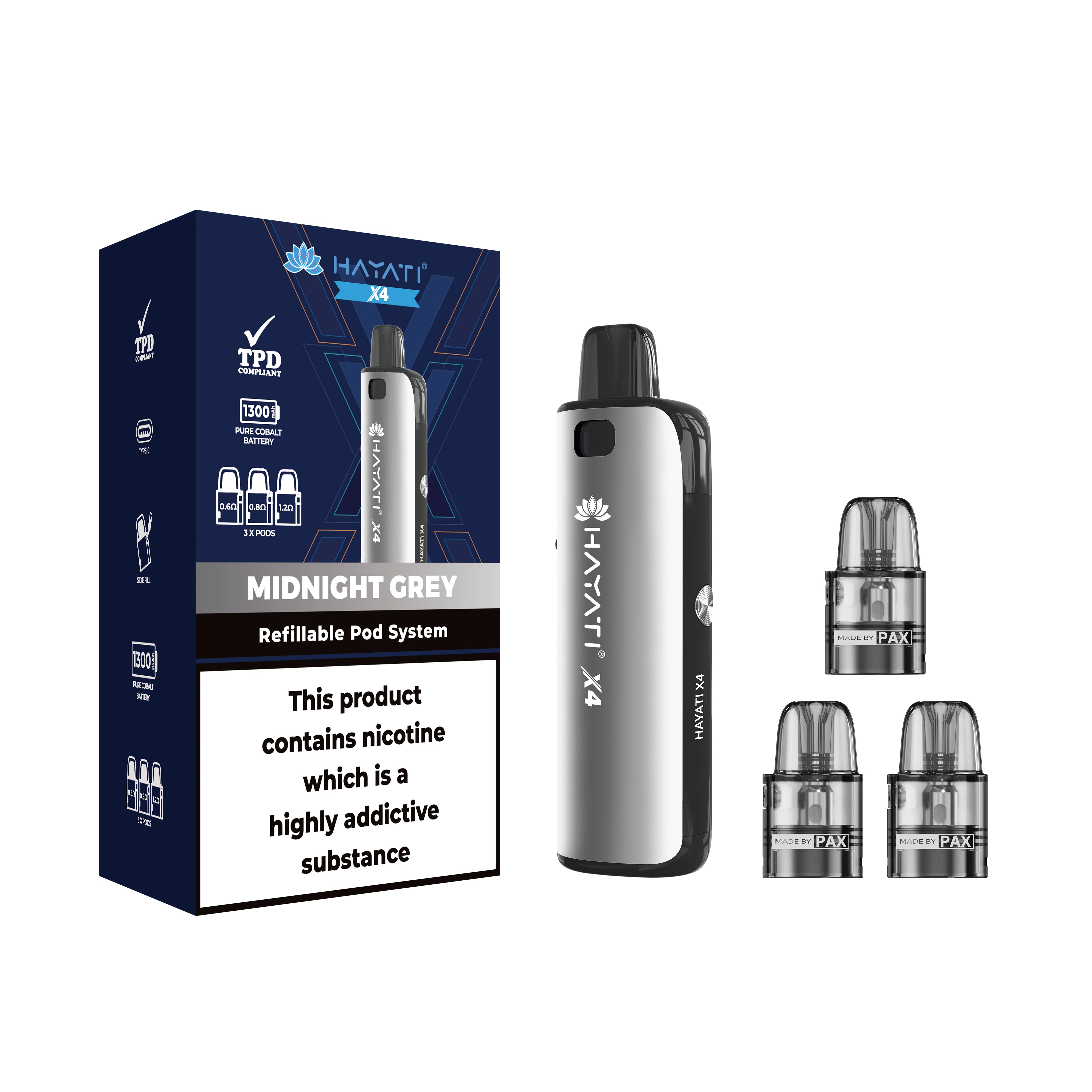 Hayati X4 Refillable Pod Vape Kit