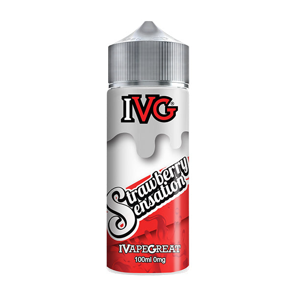 IVG Strawberry Sensation 100ml Shortfill 0mg