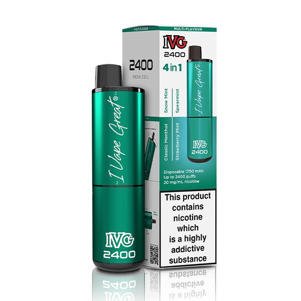 IVG 2400 Disposable Vape Device - Menthol Edition