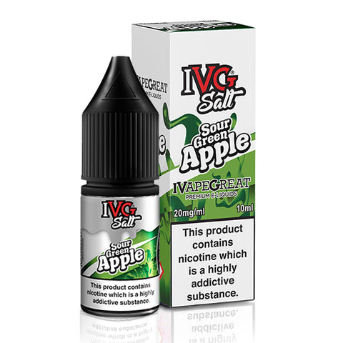 IVG Salt Sour Green Apple 10ml Nic Salt