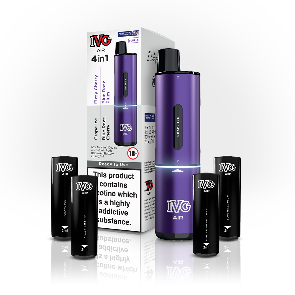 IVG Air 4 In 1 Starter Kit - Purple Edition