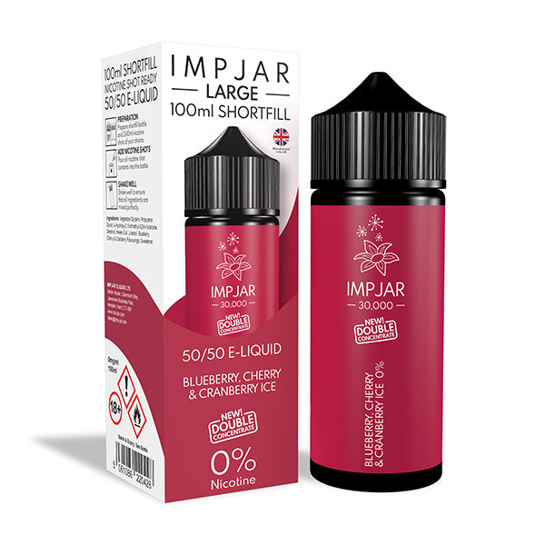 Imp Jar Large 100ml Shortfill - Blueberry Cherry & Cranberry