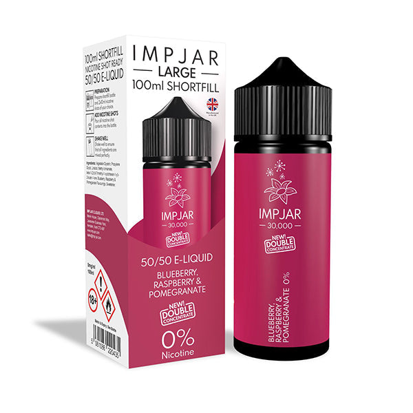 Imp Jar Large 100ml Shortfill - Blueberry Raspberry & Pomegranate