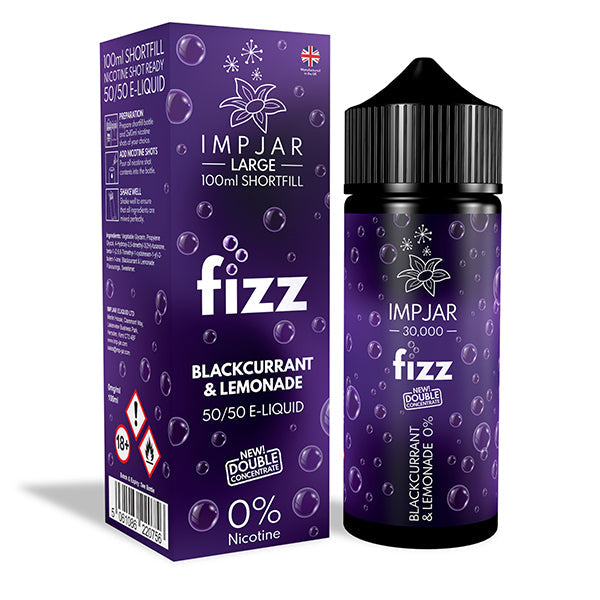 Imp Jar Large 100ml Shortfill - Fizz - Blackcurrant & Lemonade