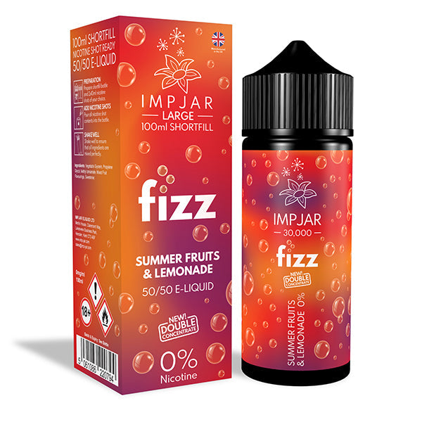 Imp Jar Large 100ml Shortfill - Fizz - Summer Fruits & Lemonade