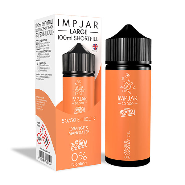 Imp Jar Large 100ml Shortfill - Orange & Mango Ice