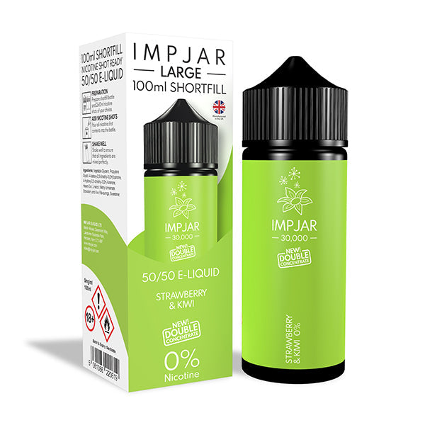 Imp Jar Large 100ml Shortfill - Strawberry & Kiwi