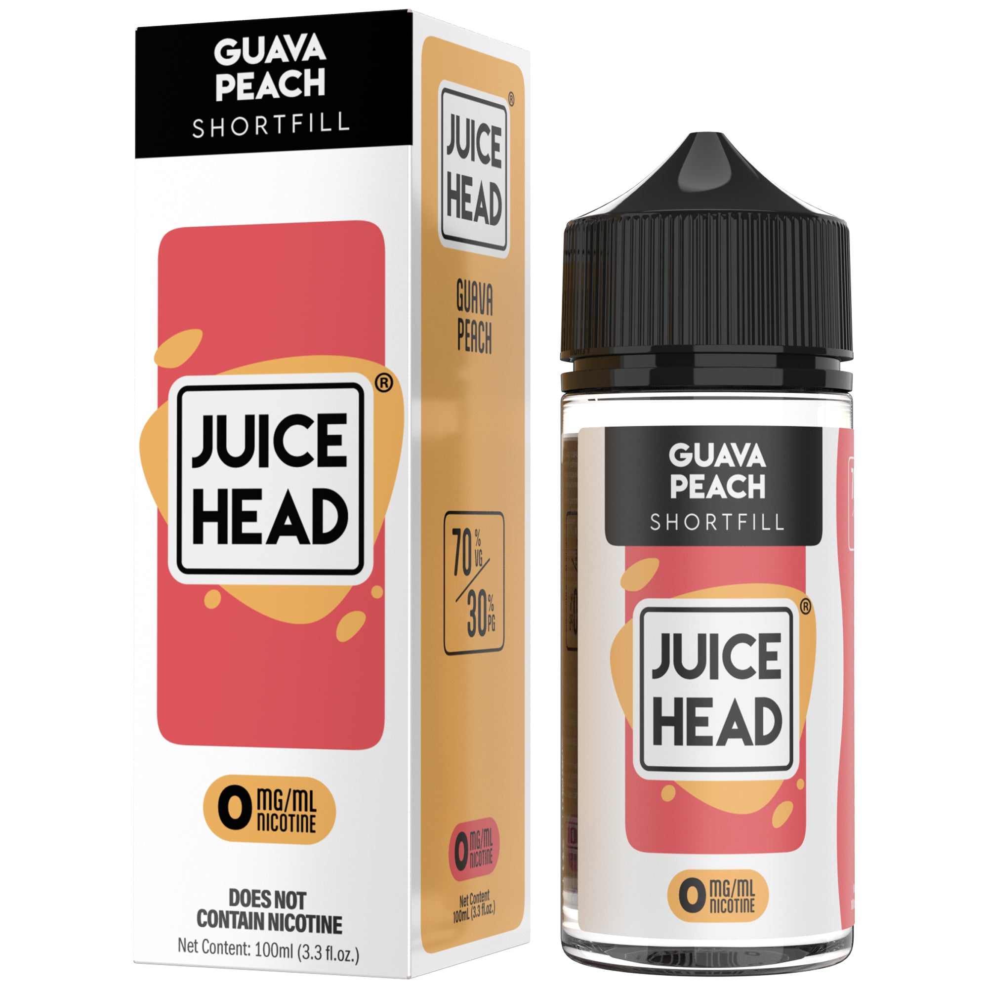 Juice Head Guava Peach 100ml Shortfill