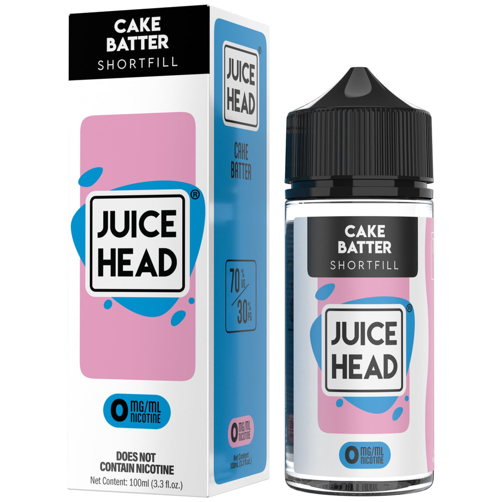 Juice Head Cake Batter 0mg 100ml Shortfill