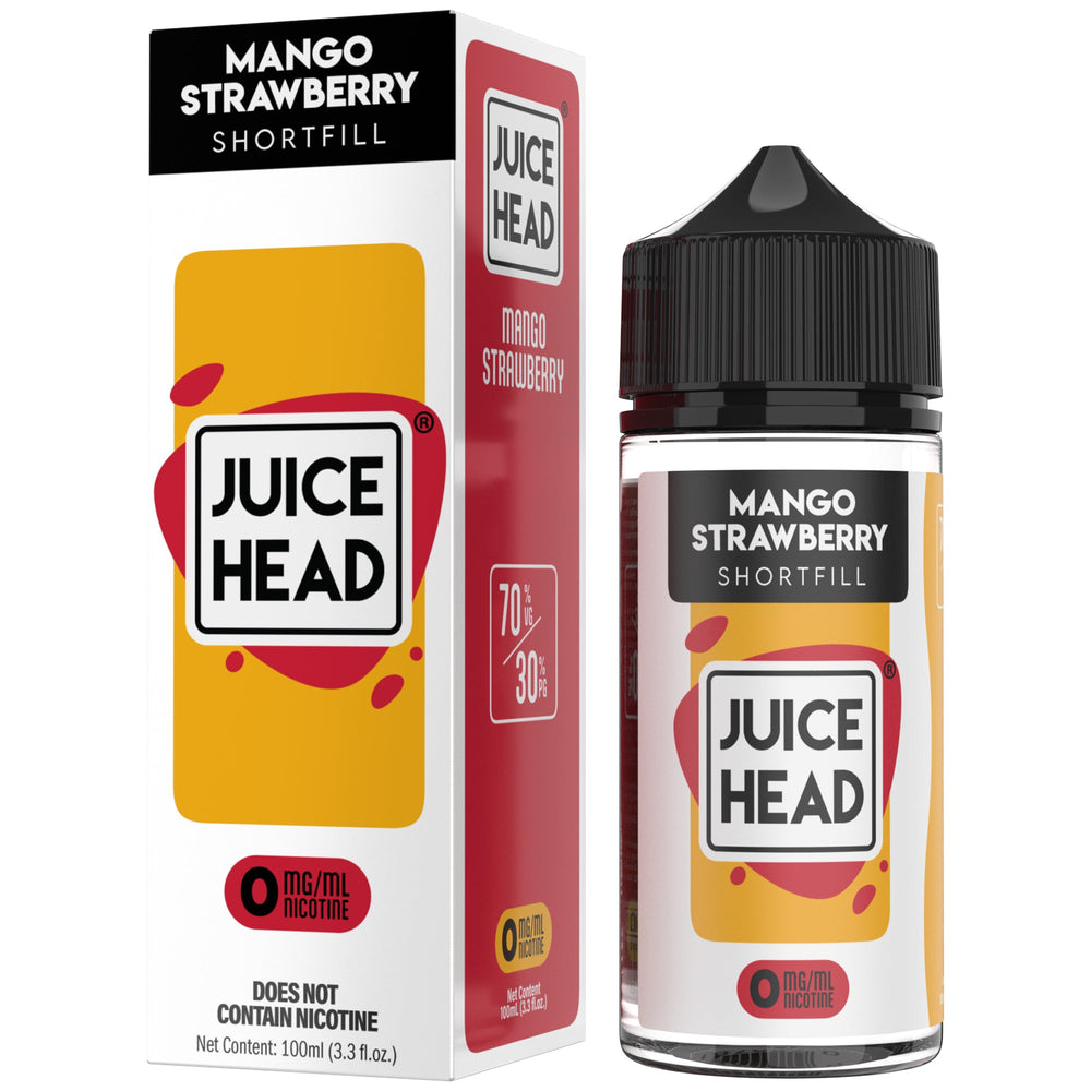 Juice Head Mango Strawberry 0mg 100ml Shortfill