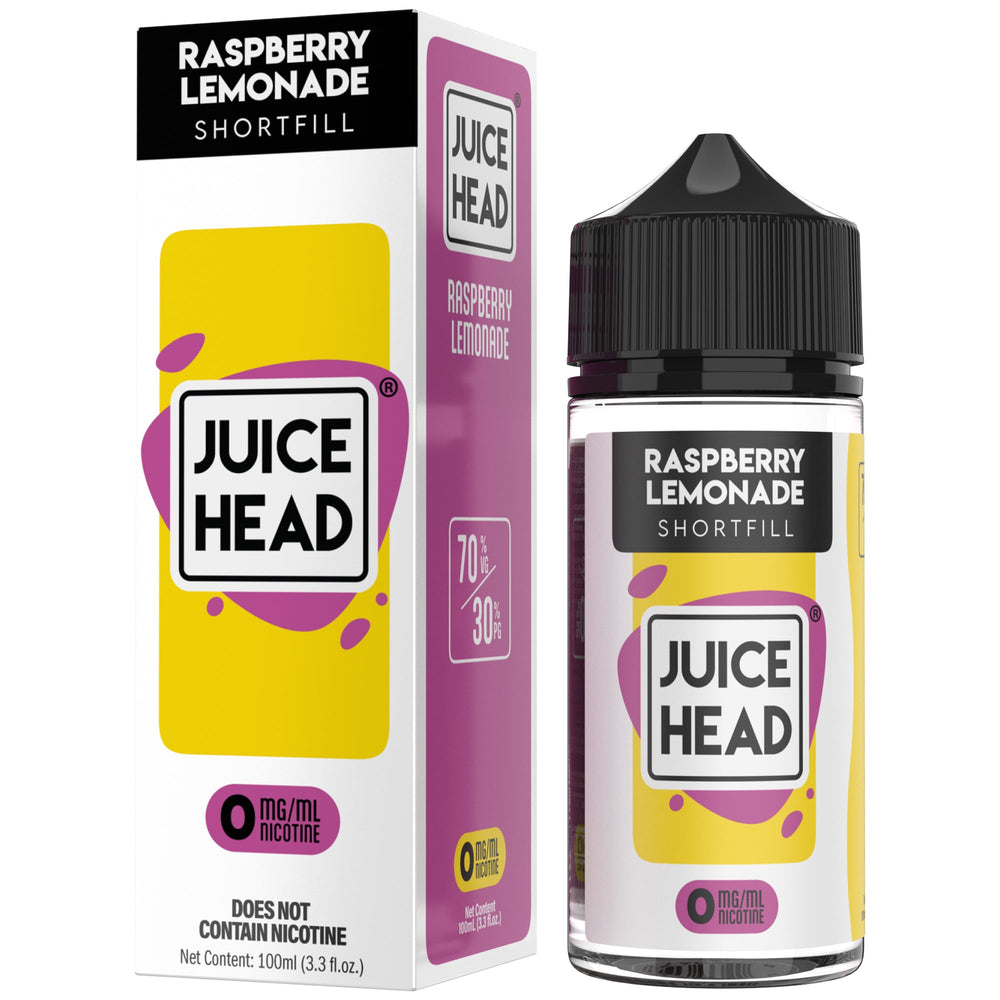 Juice Head Raspberry Lemonade 0mg 100ml Shortfill