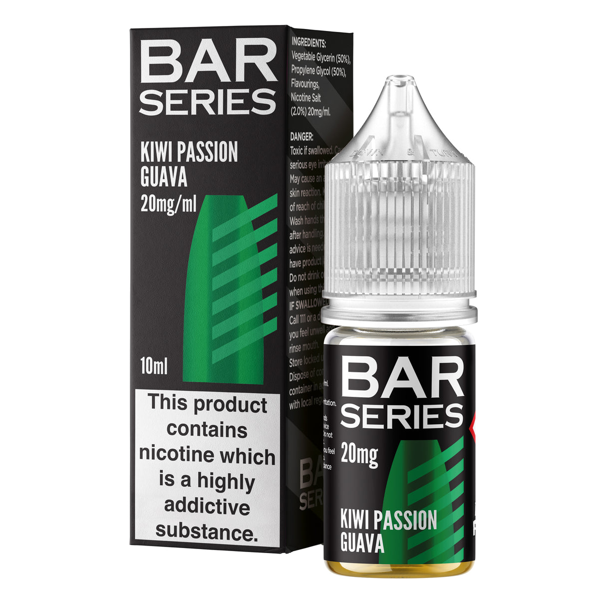 Bar Series Kiwi Passion Guava 10ml Nic Salt - 20mg