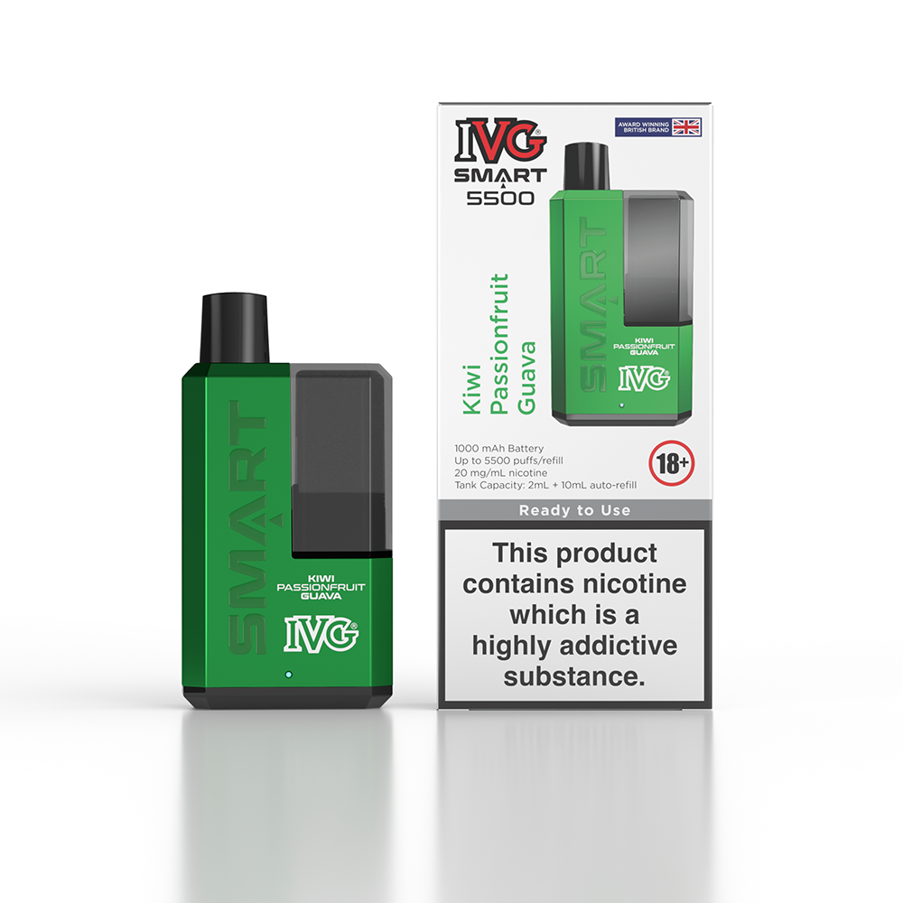 IVG Smart 5500 Disposable Vape Device - Kiwi Passionfruit Guava