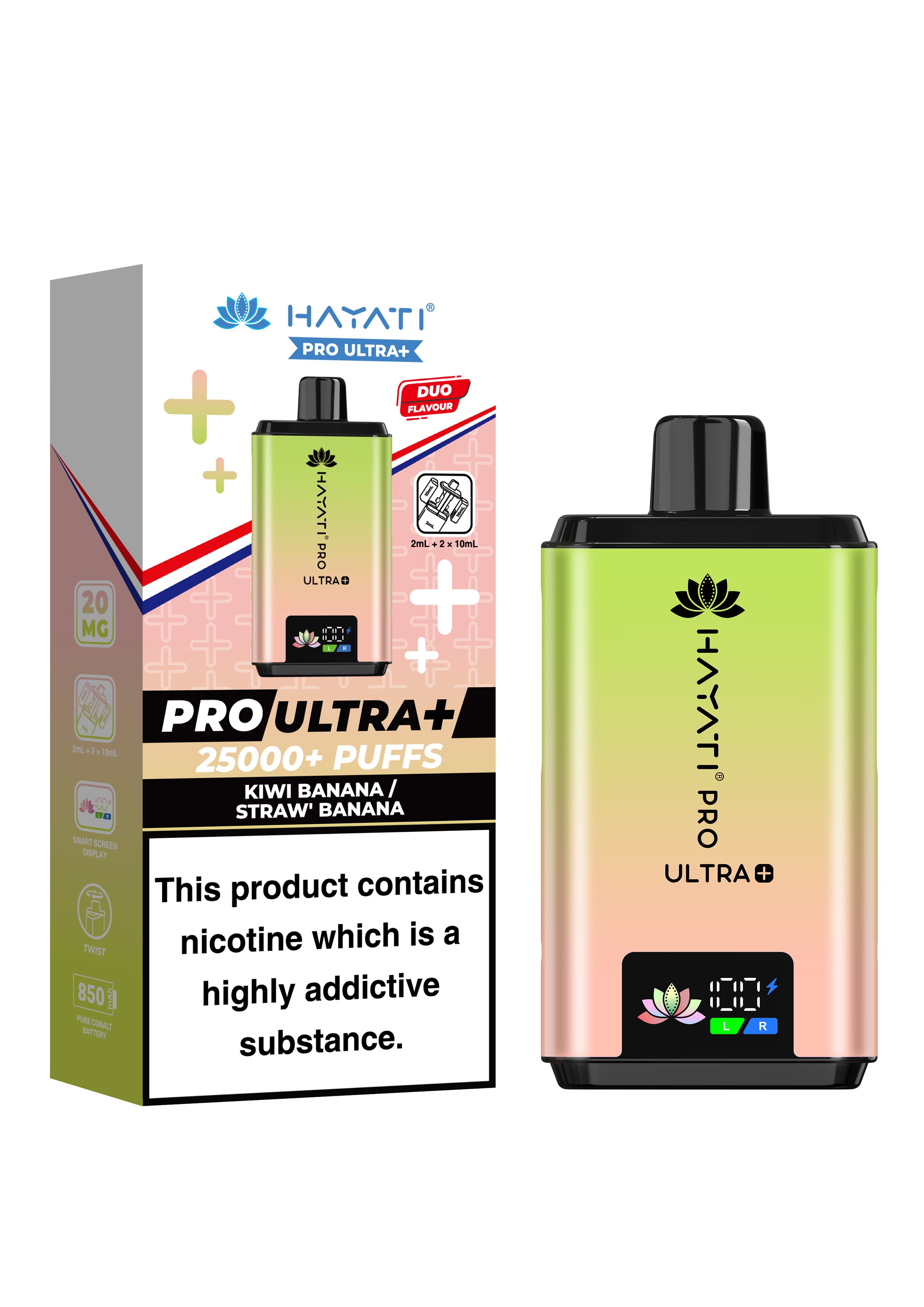 Hayati Pro Ultra + 25K Prefilled Pod Kit
