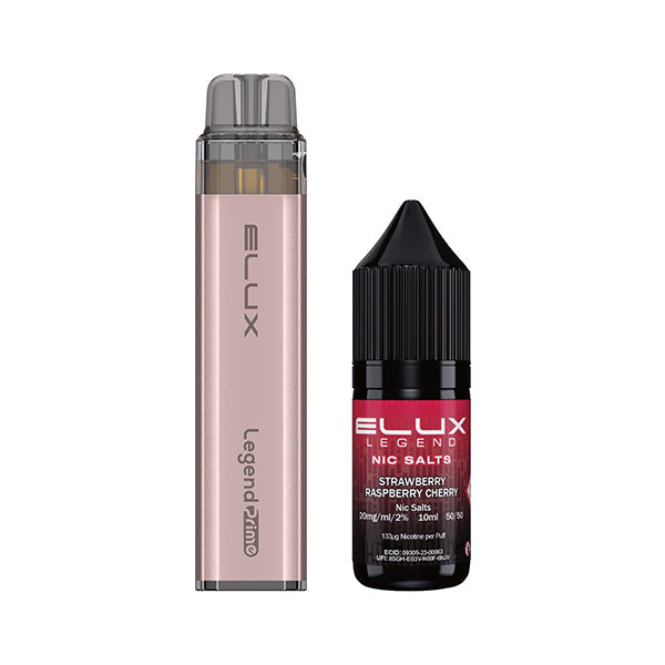 Elux Legend Prime 5000 Disposable Vape Kit - Strawberry Raspberry Cherry