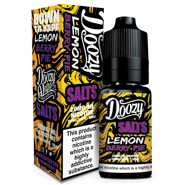 Doozy Vape 50/50: Lemon Berry Pie 10ml Nic Salt E-Liquid