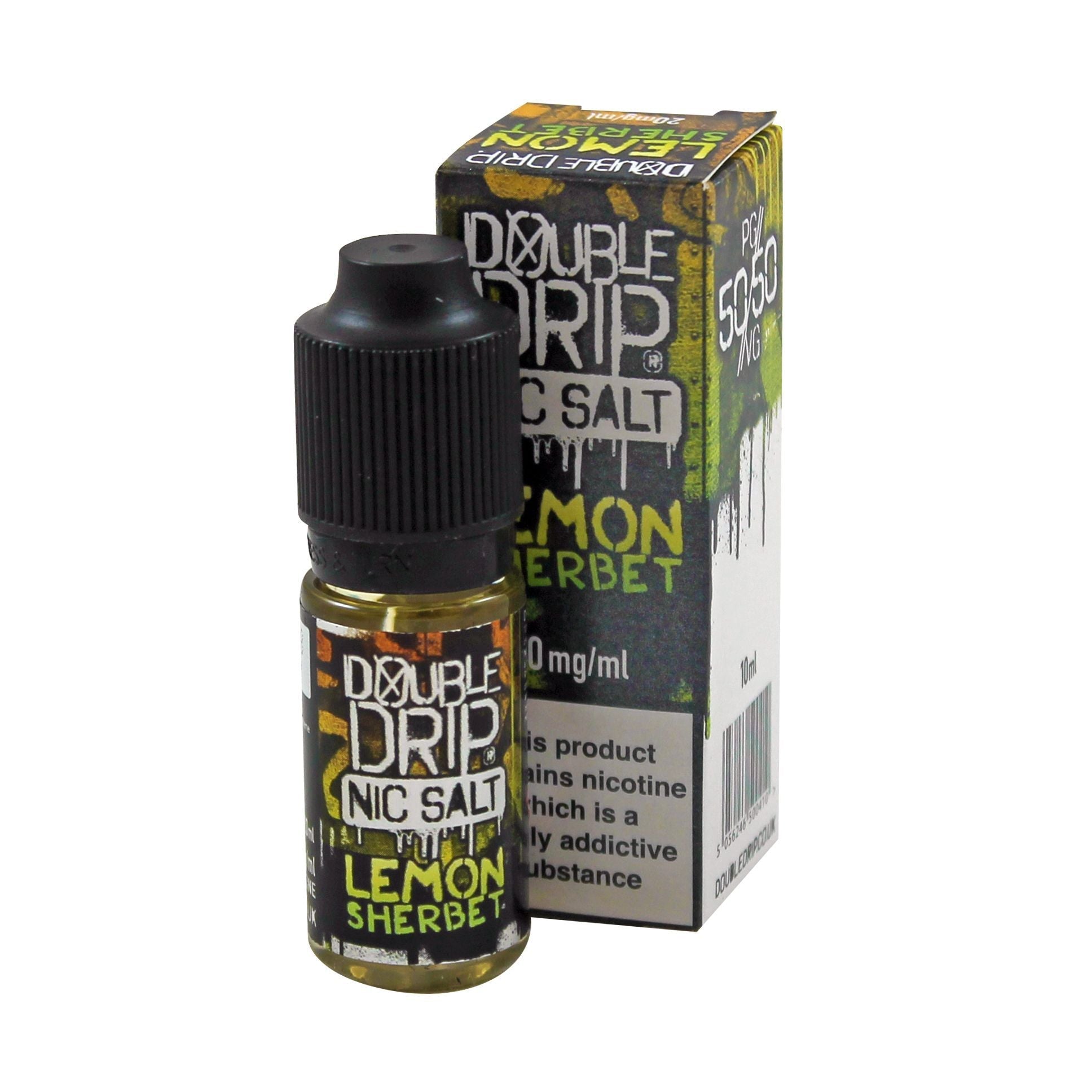 Double Drip Co Lemon Sherbet 10ml Nic Salt E-Liquid