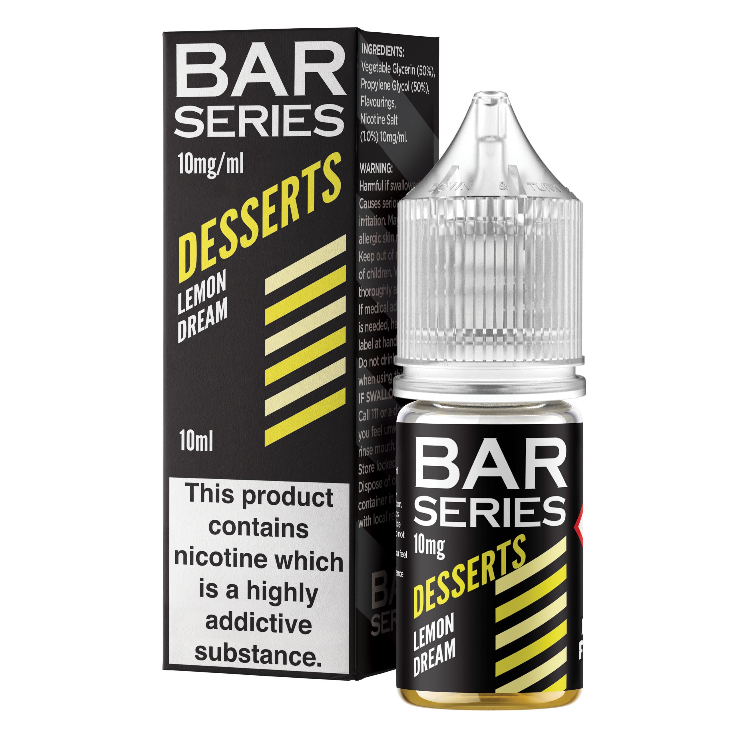 Bar Series Desserts Lemon Dream 10ml Nic Salt - 10mg