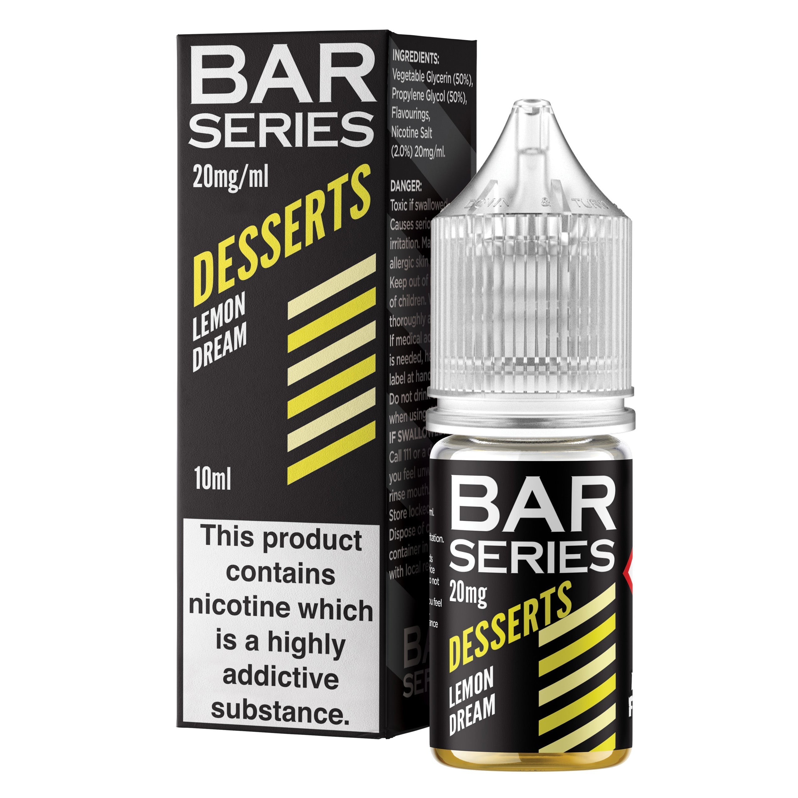 Bar Series Desserts Lemon Dream 10ml Nic Salt - 20mg