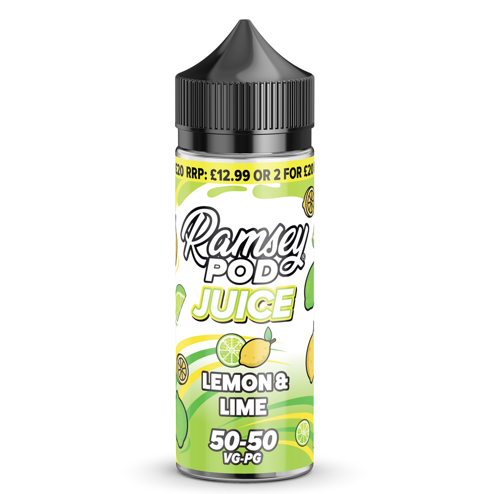 Ramsey Pod Juice Lemon & Lime 100ml Shortfill