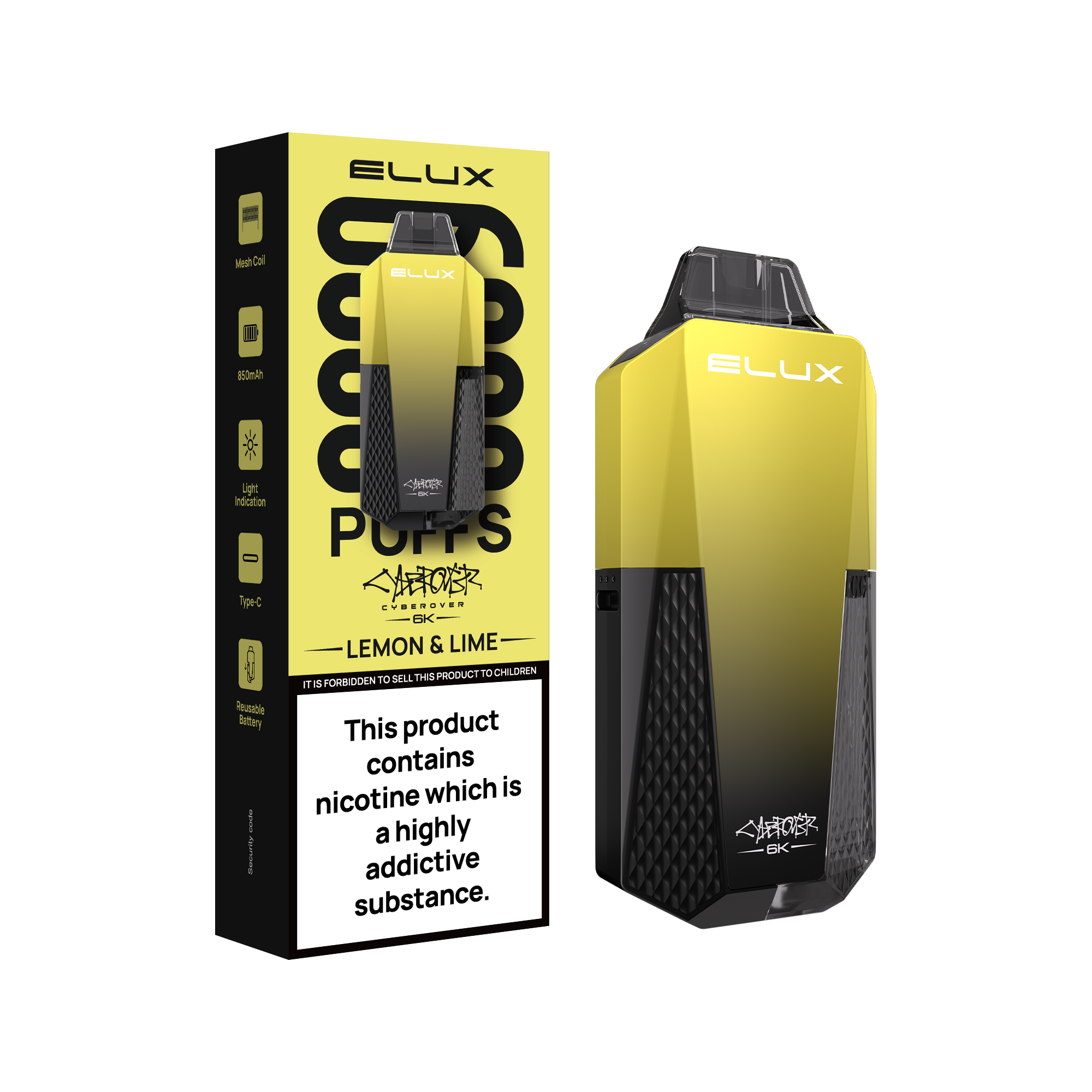 Elux Cyberover 6K Prefilled Vape Kit