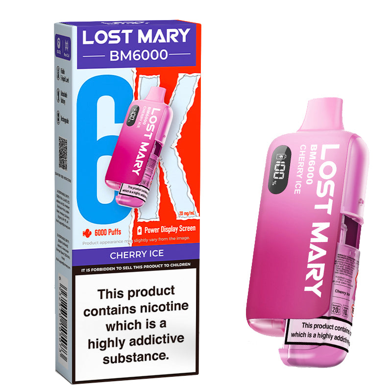 Lost Mary BM6000 Disposable Vape - Cherry Ice