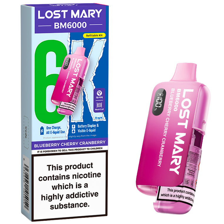 Lost Mary BM6000 Prefilled Pod Kit Lost Mary BM6000 Prefilled Pod Kit
