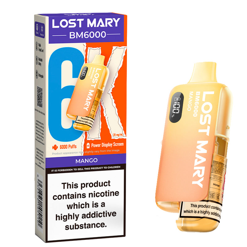 Lost Mary BM6000 Disposable Vape - Mango