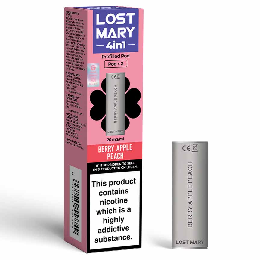 Lost Mary 4in1 Prefilled Pods - Berry Apple Peach