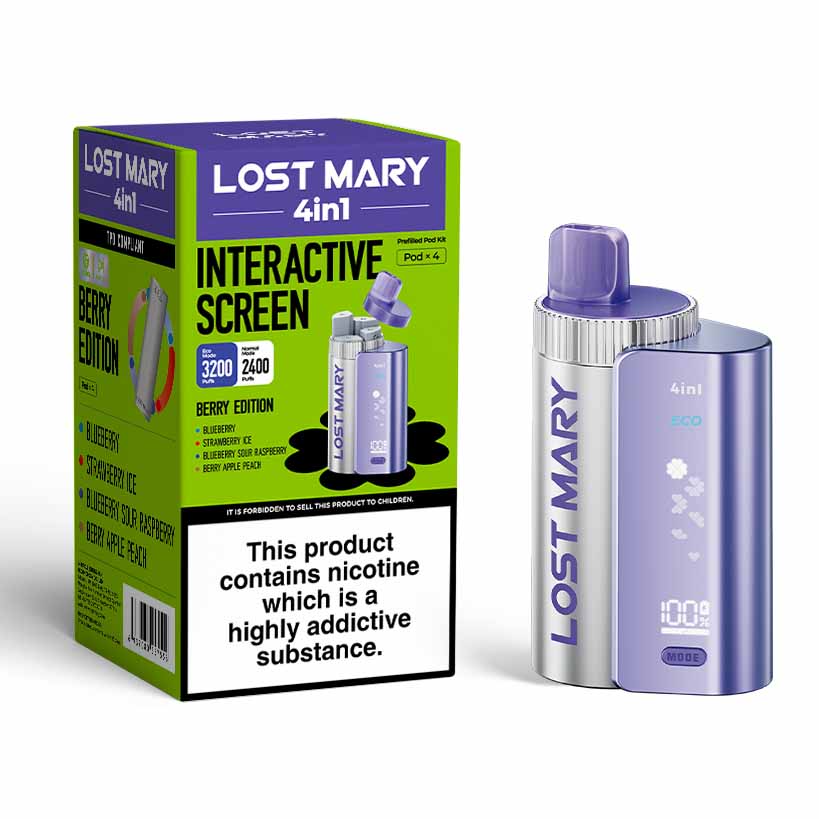 Lost Mary 4In1 Disposable Vape Kit - Berry Edition