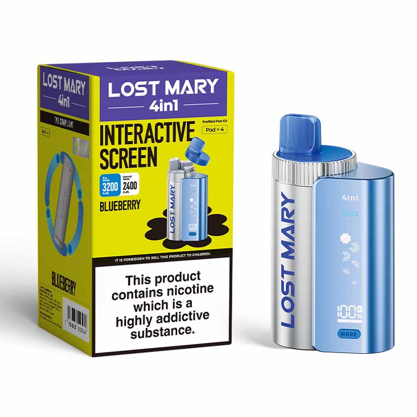 Lost Mary 4In1 Disposable Vape Kit - Blueberry