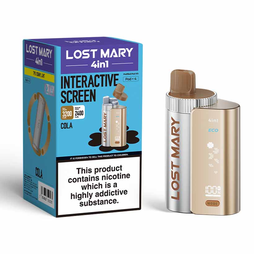 Lost Mary 4In1 Disposable Vape Kit - Cola