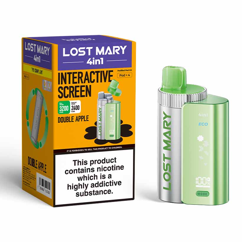 Lost Mary 4In1 Disposable Vape Kit - Double Apple