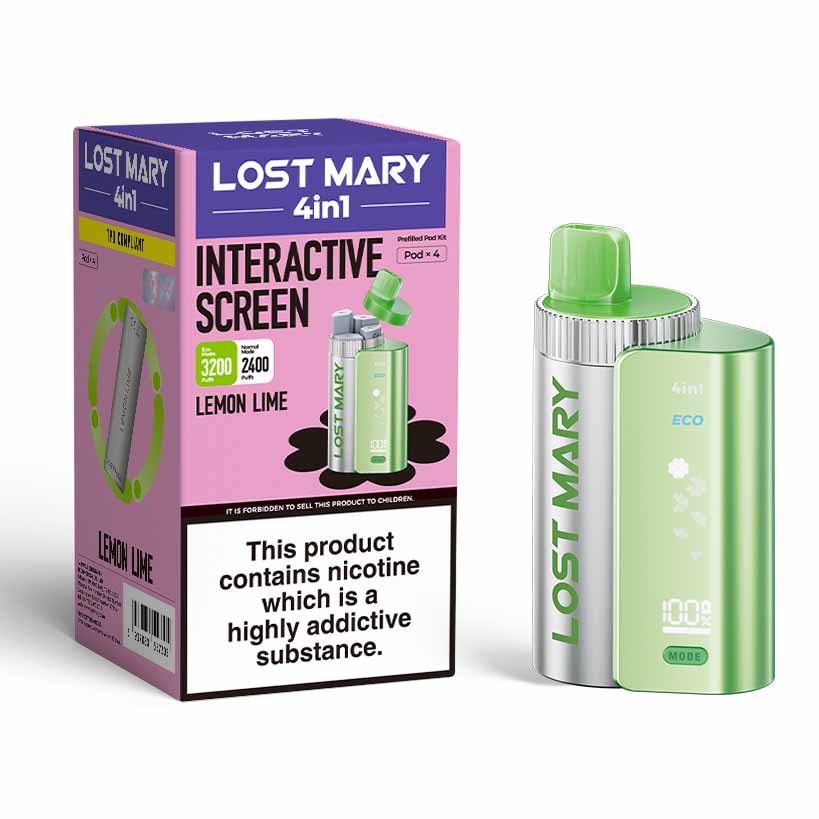 Lost Mary 4In1 Disposable Vape Kit - Lemon Lime