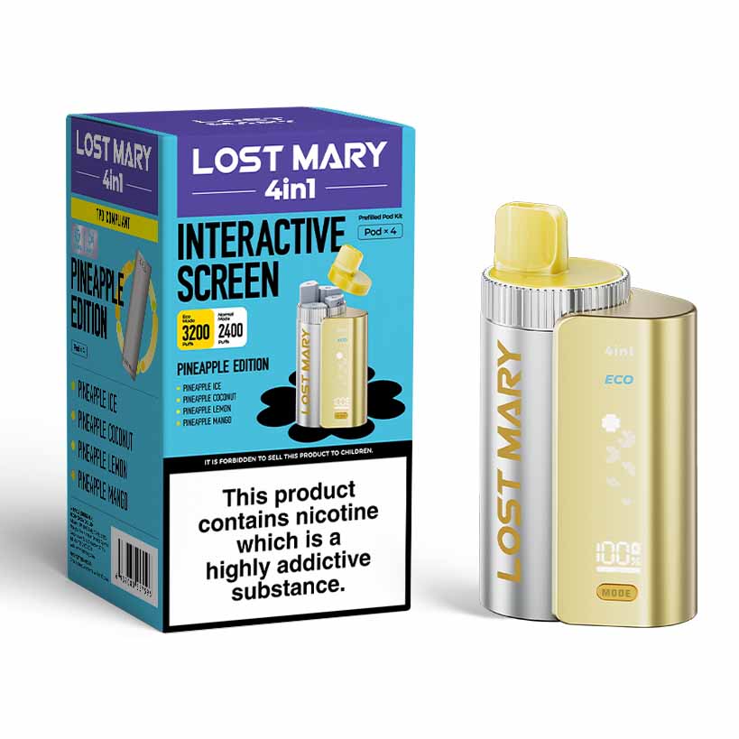 Lost Mary 4In1 Disposable Vape Kit - Pineapple Edition